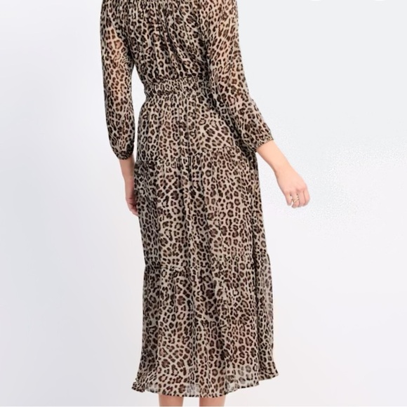 Nine Britton Animal Print Midi Dress - Picture 3 of 5